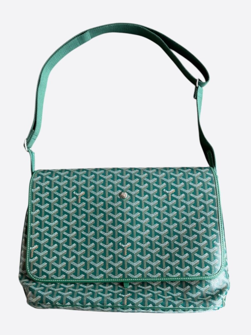 Goyard Green Capetien MM Messenger Bag
